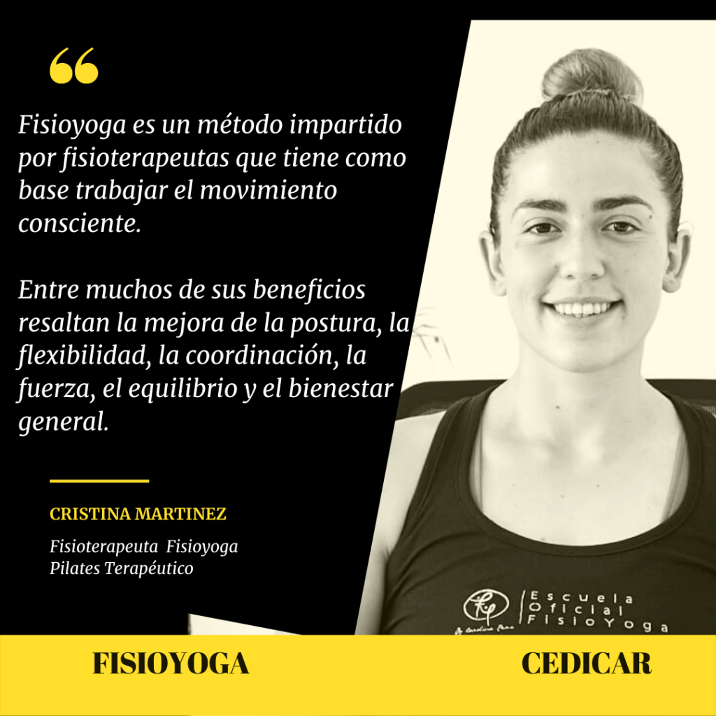 Infografía de Cristina Muro sobre fisio yoga